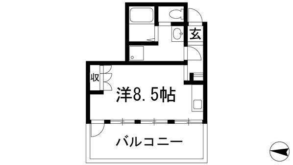 ホワイトプラザの物件間取画像